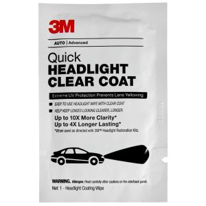 3M 32516 Quick Headlight Clear Coat Wipes (40/Pack)