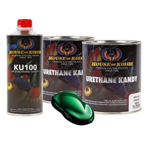 House of Kolor UK09 Organic Green Urethane Kandy Kolor Kit w/ Catalyst (2 Quart)