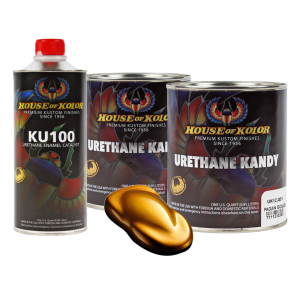 House of Kolor UK12 Pagan Gold Urethane Kandy Kolor Kit w/ Catalyst (2 Quart)