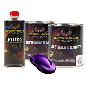 House of Kolor UK22 Voodoo Violet Urethane Kandy Kolor Kit w/ Catalyst (2 Quart)