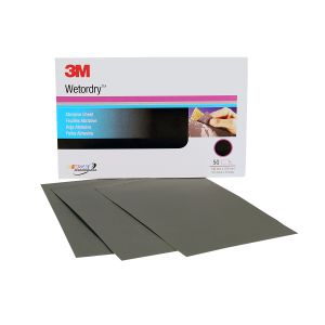 3M™ Wetordry™ Sheet, 2500 grade, 5 1/2 inches x 9 in
