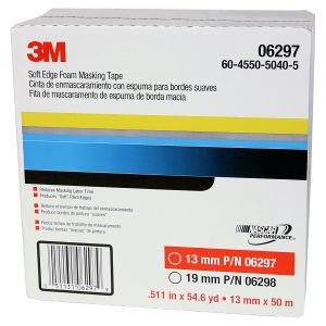 3M™ Soft Edge Foam Masking Tape, 13 mm width (.51 inches)