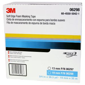 3M™ Soft Edge Foam Masking Tape, 19 mm width (.75 inches)