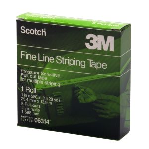 Scotch® Fine Line Striping Tape, 25 mm width (1 inch)