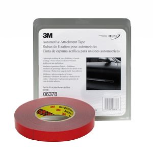 3M™ Automotive Attachment Tape, Gray, 7/8 inch X 20 yards, 30 mil