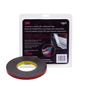 3M™ Automotive Acrylic Plus Attachment Tape, Black, 7/8 inch X 10 yards, 60 mil