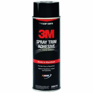 3M™ Spray Trim Adhesive, Clear, 16.8 ounce, 08074