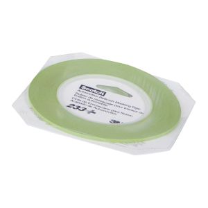 Scotch® Performance Green Masking Tape 233+, 3 mm width (.11 inches)