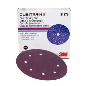 3M Cubitron™ II Clean Sanding Hookit Disc, 8 inch, 80+ grade