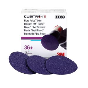 3M™ Cubitron™ II Fibre Roloc™ Disc, 3 inch (75mm), 36+ grade