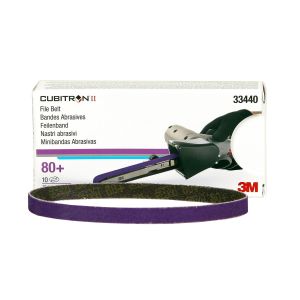 3M™ Cubitron™ II File Belt, 10mm x 330mm (3/8 in X 13 in), 80+ grade