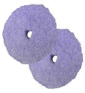 PACE 6.5 in. Purple Foamed Wool Heavy Cut Pad (2 Pack) 
