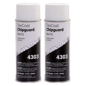 Transtar 4303 Tex Coat Chip Guard White Aerosol 12.75 oz (2 Pack)