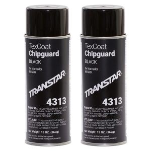 Transtar 4313 Tex Coat Chip Guard Black Aerosol 12.75 oz (2 Pack)