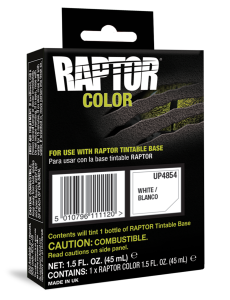 Raptor White Color Tint Pouches