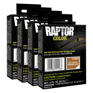 Raptor Light Brown Color Tint Pouches (4 Pack)