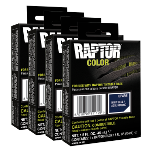 Raptor Navy Blue Color Tint Pouches (4 Pack)