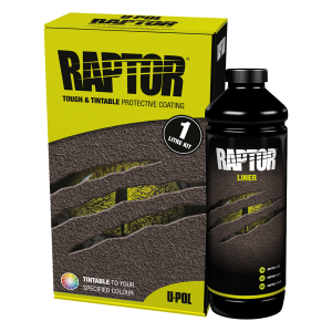 U-POL 4804 Raptor 1 Liter VOC Tintable Urethane Spray-On Truck Bed Liner