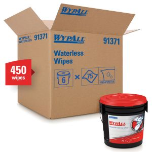 WypAll 91371 Waterless Bucket Cleaning Wipes (75 Wipes)