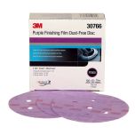 Purple Hookit Dust-Free 6 in. P2000 Grit Finishing Film Disc (50/Box)