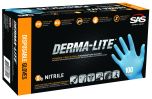 DERMA-LITE POWDER FREE EXAM GRADE DISPOSABLE NITRILE 5 MIL GLOVES - XL