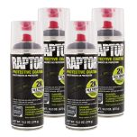 Raptor 2K Basalt Gray Spray-On Truck Bedliner Aerosol 13.2 oz (4 Pack)