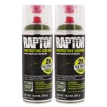 Raptor 2K Olive Green Spray-On Truck Bedliner Aerosol 13.2 oz (2 Pack)
