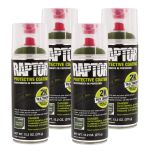 Raptor 2K Olive Green Spray-On Truck Bedliner Aerosol 13.2 oz (4 Pack)
