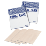 Eagle Aluminum Oxide 9x11 Dry Sanding Sheets Grade P220-A (100/Box)