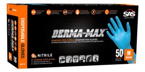 Derma-Max Powder-Free Nitrile Disposable Glove (Large)