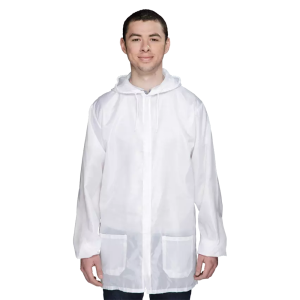 CTW 510158 Breathable Anti-static White Lab Coat (XL X-Large)