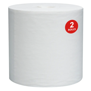 WypAll 05820 L30 Double Re-Creped 1 Ply Light Duty Towel (2 Rolls)