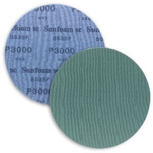 Sunmight Sunfoam 97225 6 in. Hook & Loop Grip-On Polishing Disc 3000 Grit (10 ct.)