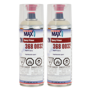 SprayMax 3680032 2K Epoxy Rust Cure Primer Beige 12.7 oz (2 Pack)
