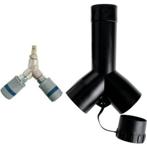 3M 29920 FESTOOL IAS Double Y-Piece Adapter for Select Dust Extractors