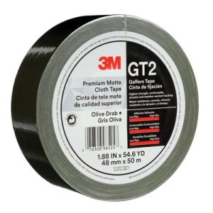 3M 98514 Single Sided 50 m x 48 mm Premium Matte Cloth Tape (Each)