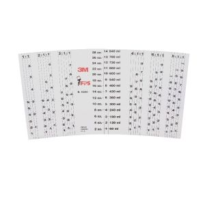 3M PPS 16091 Paint Prep System 28oz Large Cup Generic Mix Ratio Inserts (100 ct)