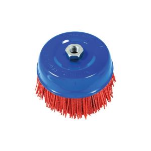 AES Industries 51886 6 in. 180 Grit Nylon Filament Cup Brush