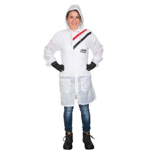 Colad 510156 5101 Series Blank Plain White Nylon Spray Coat (Large)