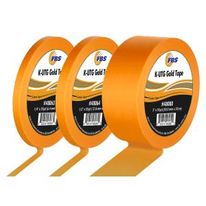 FBS ProBand 48988 #8 1/4 1/2 & 2 in. Mix Pack K-UTG Gold Tape Kit (3 pc)