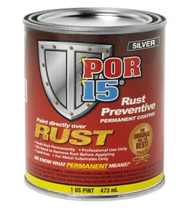 POR-15 45308 Rust Preventative Coating Silver (Pint)