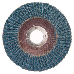 Charger R822 Series Conical Flap Disc 4 1/2 in P80 Grit Blue