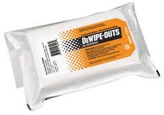 DeWipe-Outs Pre-Saturated Normal Climate Prep Wipe 11 x 17 in. (50/pk)