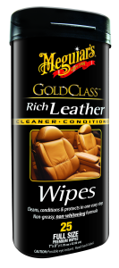 Meguiar's Gold Class 3-in-1 Cleaning Wipes 7 x 9 in (25/Pack)