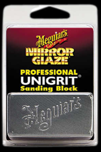 Meguiar's Mirror Glaze Unigrit K1500 Hi-Tech Finesse Sanding Block 1500 Grit