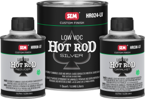 SEM HR020-LV Low VOC Hot Rod Matte Topcoat Silver Kit (1.5 Quart)