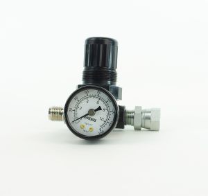 Gun Mounted Air Regulator with Analog Gauge 160 psi