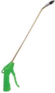 Deluxe Air Blow Gun with 13 in. Long Angled Nozzle with 1/2 in. Removable Rubber Tip
