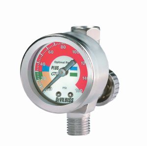 High Output Air Adjusting Valve with Gauge