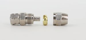 Reusable Straight Hose Connector 1/4 in NPS